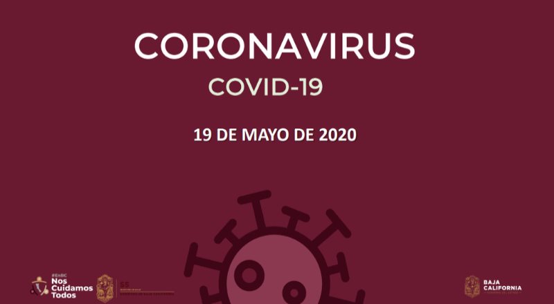 Casos de coronavirus COVID-19 al día 19 de Mayo en BC