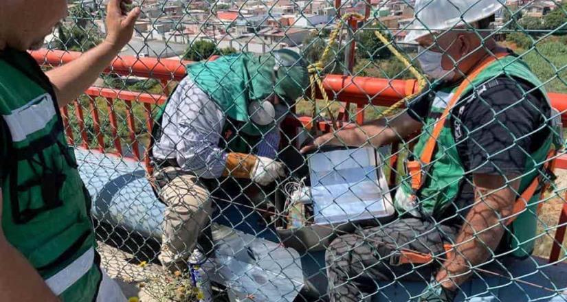Realiza Conagua labores de mantenimiento en la presa de Ensenada