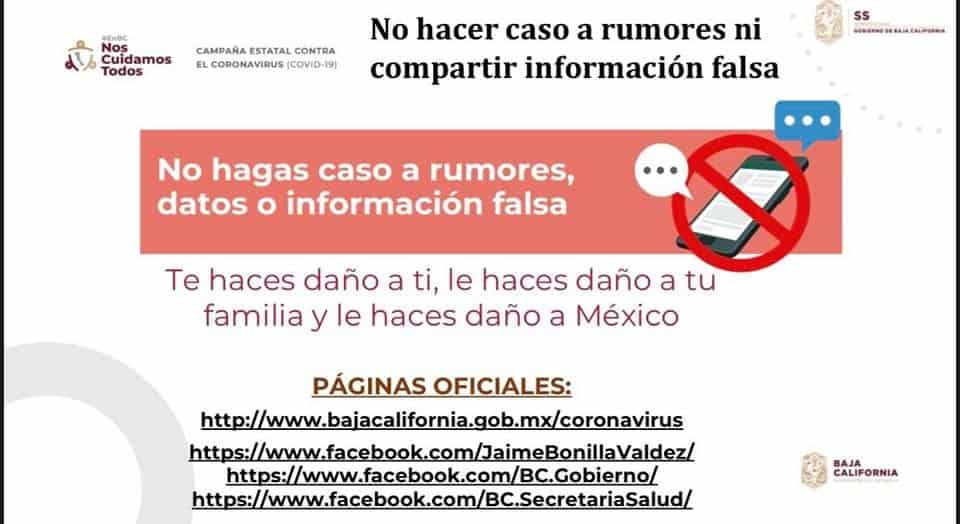 Gobierno En Marcha brinda datos actualizados acerca del coronavirus en Baja California`