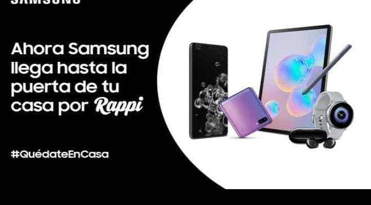 Samsung ahora disponible a través de la aplicación Rappi