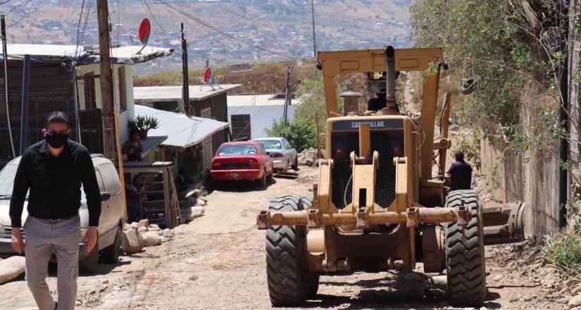 Trabajos de Motoconformado en la colonia Las Torres podría concluir el 29 de mayo