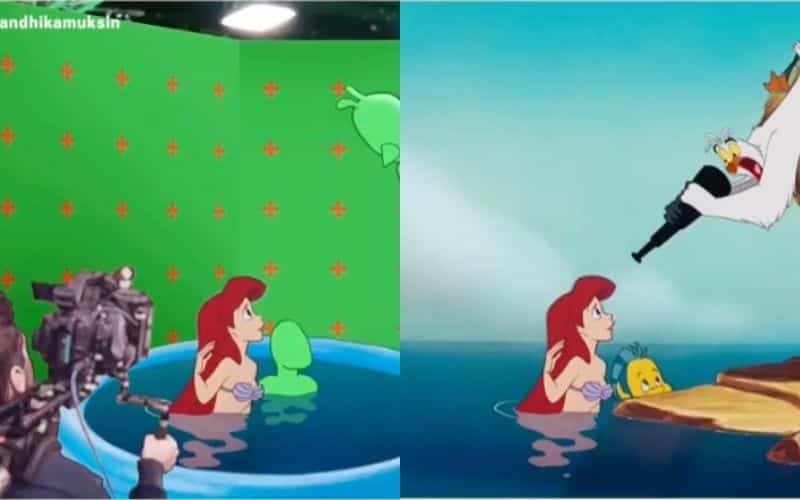 ¿Cómo sería si las escenas de Disney utilizarán efectos VFX?
