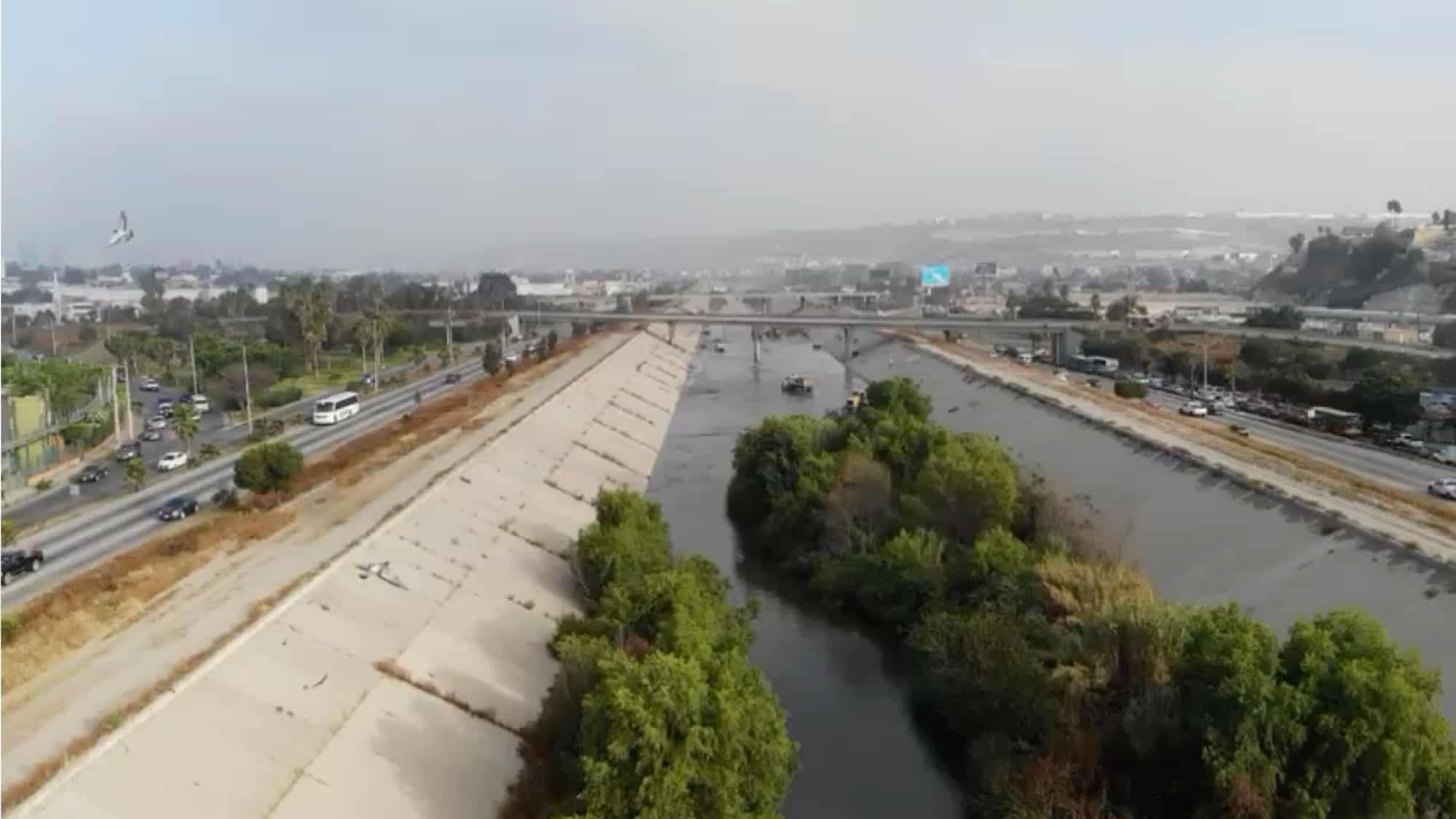 Reporte de limpieza de la canalización del Río Tijuana