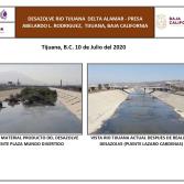 Reporte de limpieza de la Canalización del Río Tijuana