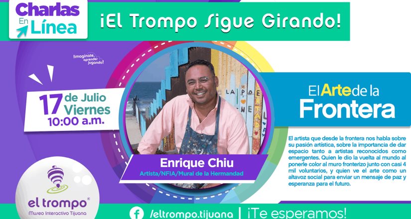 Compartirá experiencias Enrique Chiu en “charlas” de El Trompo