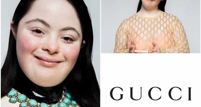 Ellie Goldstein la nueva modelo con síndrome de Down de la marca Gucci