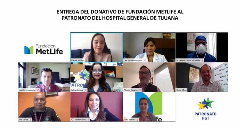 Fundación MetLife México entrega donativo por 2.3 MDP al Patronato del Hospital General de Tijuana