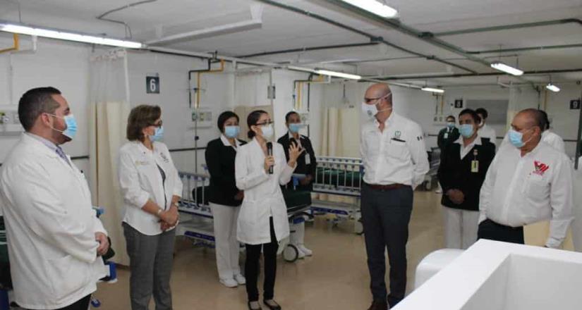 Inauguran Mo´dulo Hospitalario temporal de Tijuana para atencio´n de pacientes COVID-19 