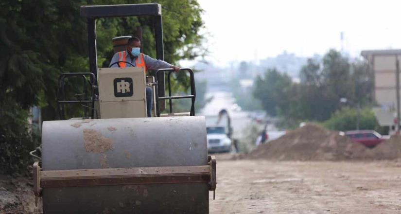 Invierte ayuntamiento más de 1 millón de pesos en obras de pavimentación en Buenos Aires Norte