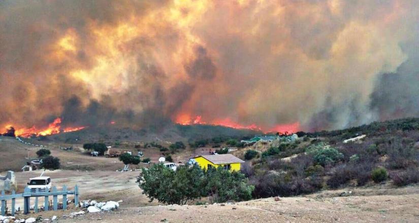 Usuarios se muestran inconformes ante la ausencia de helicóptero Helibalde en incendios en Tijuana