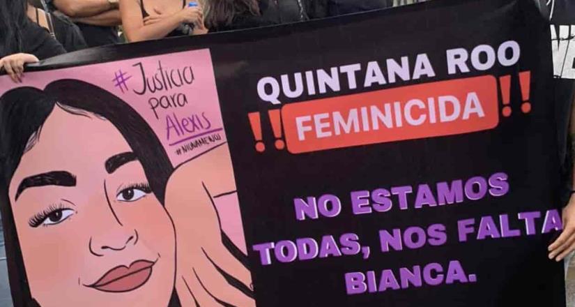 #JusticiaParaAlexis el inicio de las protestas por feministas en Cancún
