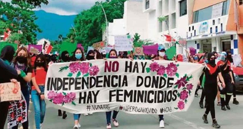 Protestan Mujeres En Yucatán En Apoyo A Feministas Agredidas En QR