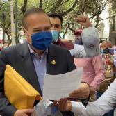Arturo González presenta su registro como aspirante a candidato para gubernatura de Baja California
