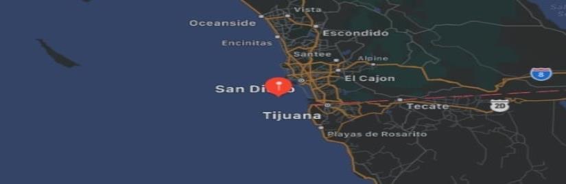 Se registra sismo de 3.24 escala Richter en Coronado, CA