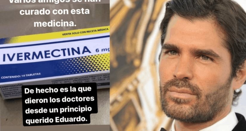 Eduardo Verástegui recomienda Ivermectina para Covid: Medicamento no confiable