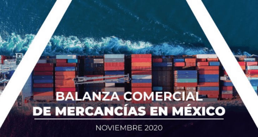 Balanza comercial de mercancías en México