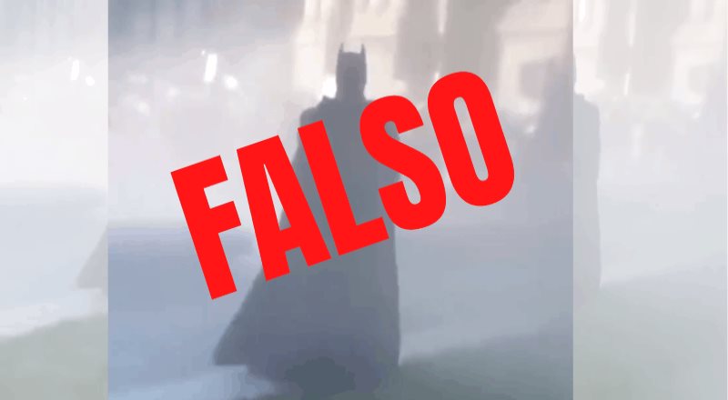 Falso vídeo en donde aparece alguien vestido como Batman en protestas del capitolio