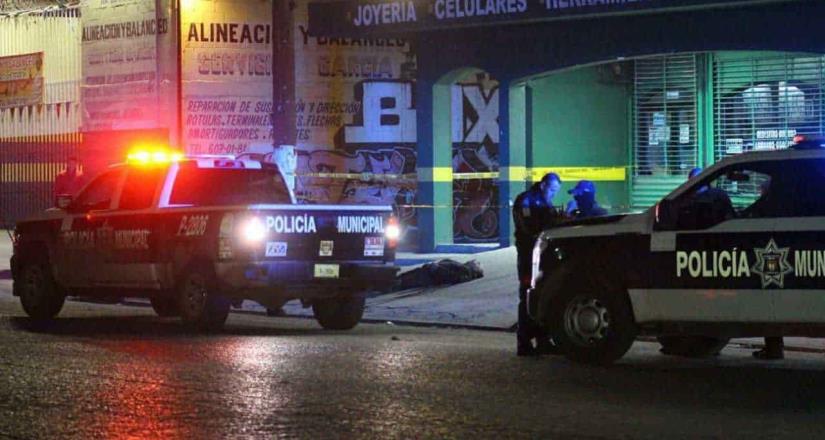 Asesinan a hombre frente a casa de cambio en bulevar Bellas Artes