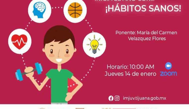 Invita Gobierno de Tijuana al taller de hábitos saludables para jóvenes