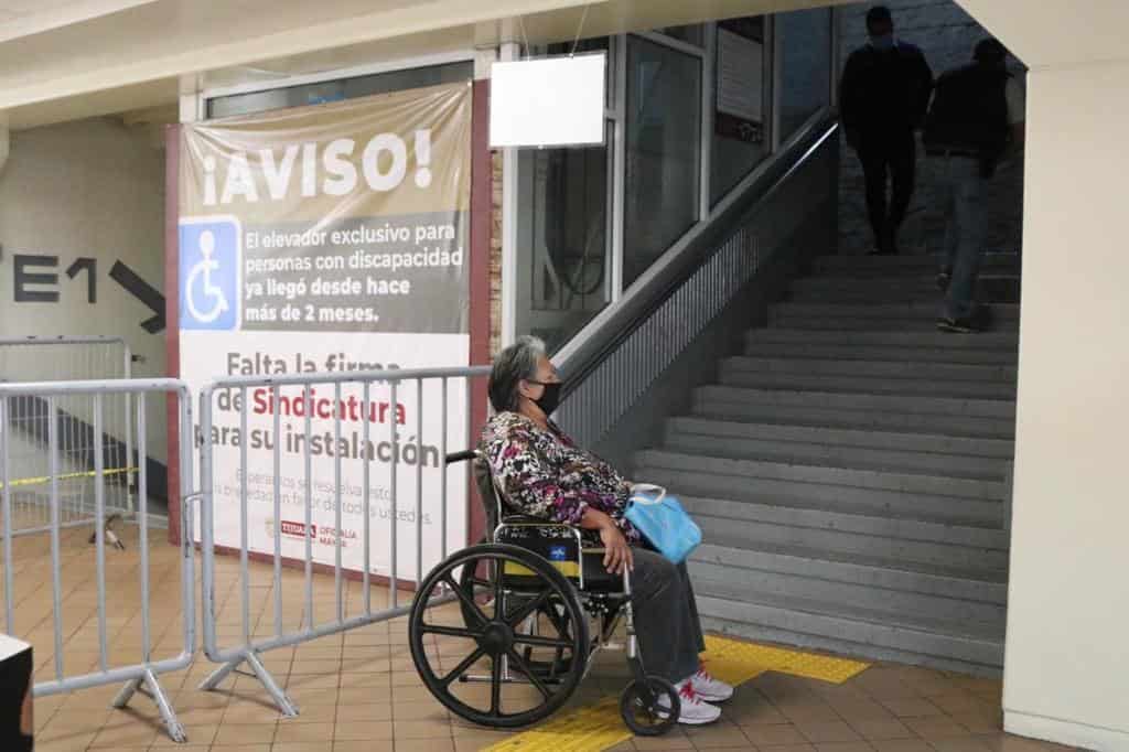 Rehabilitan elevador en Palacio Municipal, fin a problemática de adultos mayores y discapacitados