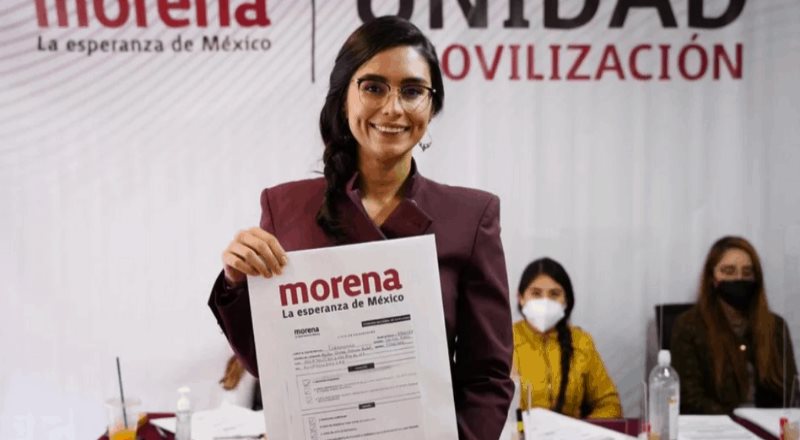 Exescolta de AMLO se registra para la candidatura de Morena en SLP