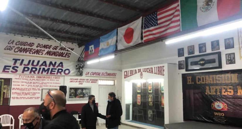 Autoridades de Tijuana reinauguran oficinas de la comisión de Box de Lucha Libre y Artes Marciales