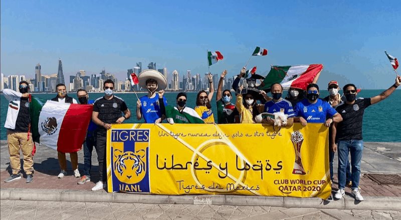 Mexicanos en Qatar apoyarán a Tigres en Mundial de Clubes