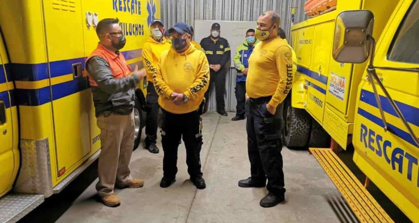 Dirección estatal de Protección Civil mantiene coordinación con grupos de rescate en BC