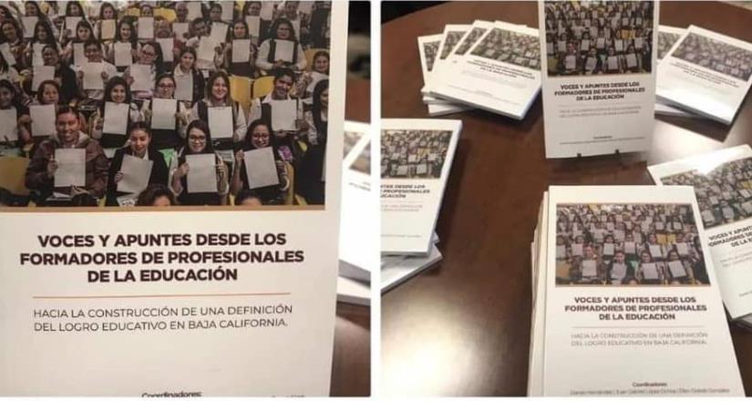 Normalistas de Baja California presentaron libro a nivel nacional