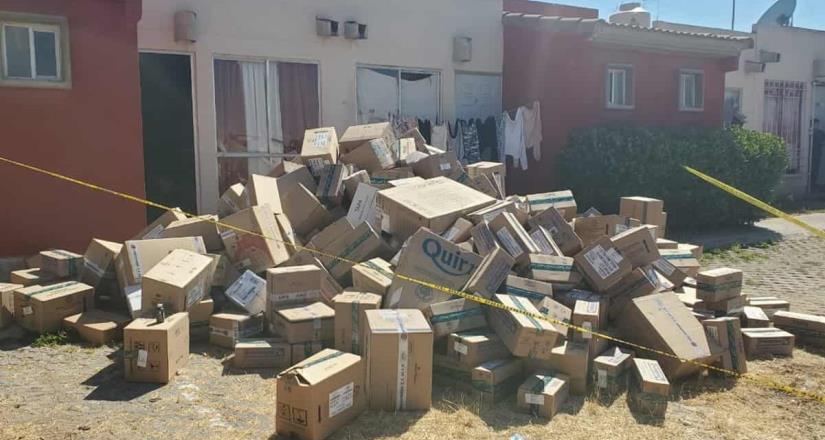Recuperan carga de medicamentos robados en la México-Querétaro