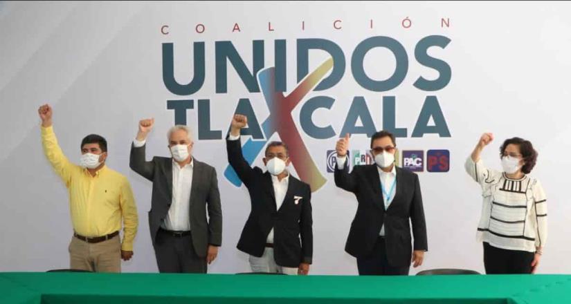 Presenta coalición Unidos Por Tlaxcala su proyecto de cogobierno