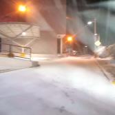 Cerradas carreteras en la Rumorosa por nevada que causó cristalización en carpeta de rodamiento