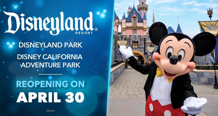 Disney reabrirá sus puertas al público el 30 de Abril
