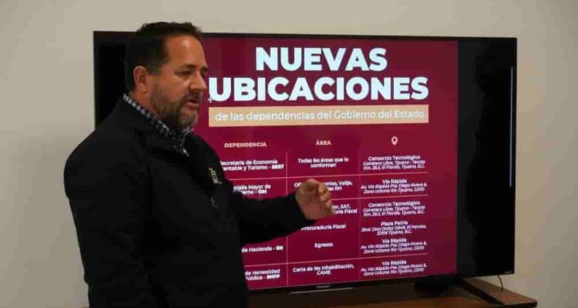 Reitera Gobierno de BC a la población que se tienen nuevas ubicaciones de las oficinas en Tijuana