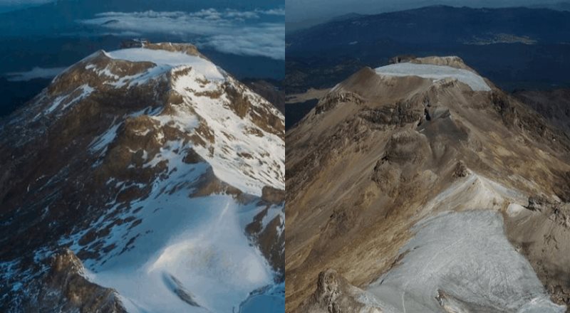 Se declara extinto el glaciar de Ayoloco en Iztaccíhuatl