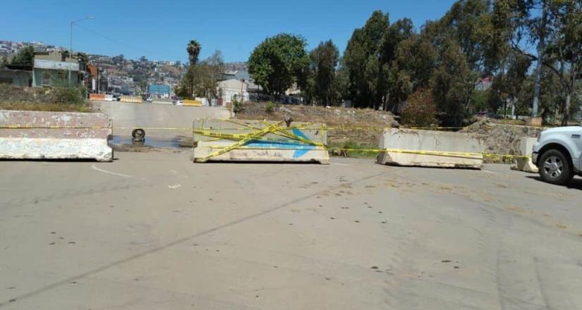 Gobierno de Ensenada cierra temporalmente el cruce del arroyo Ensenada y calle Tercera