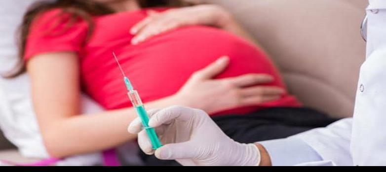 Embarazadas recibirán vacuna a partir de 9 semanas de gestación.