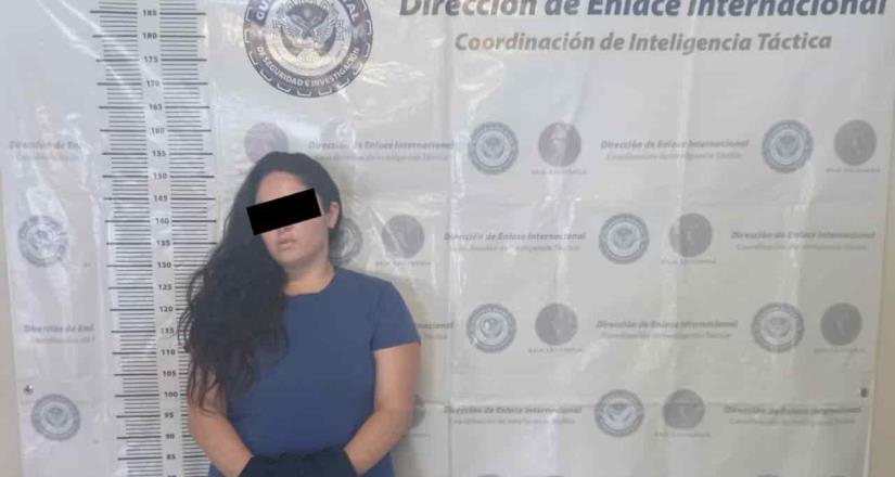 Arresta FGE a mujer buscada en Estados Unidos por secuestro