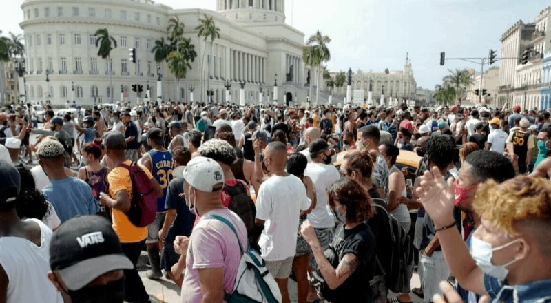 Estados Unidos buscará apoyo para el pueblo cubano ante las recientes protestas