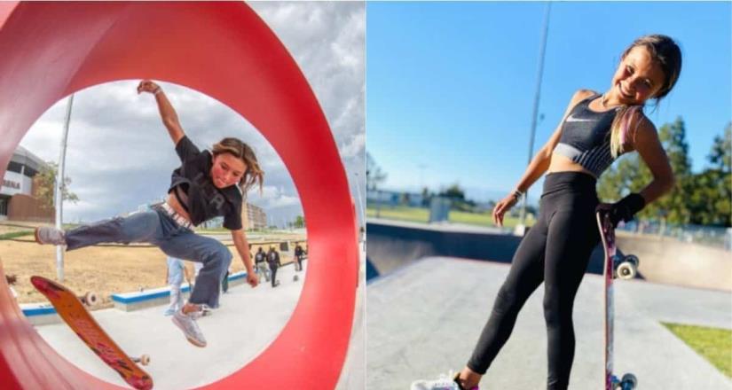 Sky Brown, la skater de 13 años que debutará en los Olímpicos