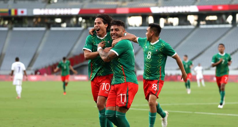 México humilla a Francia en su debut en Tokio 2020; golea 4-1