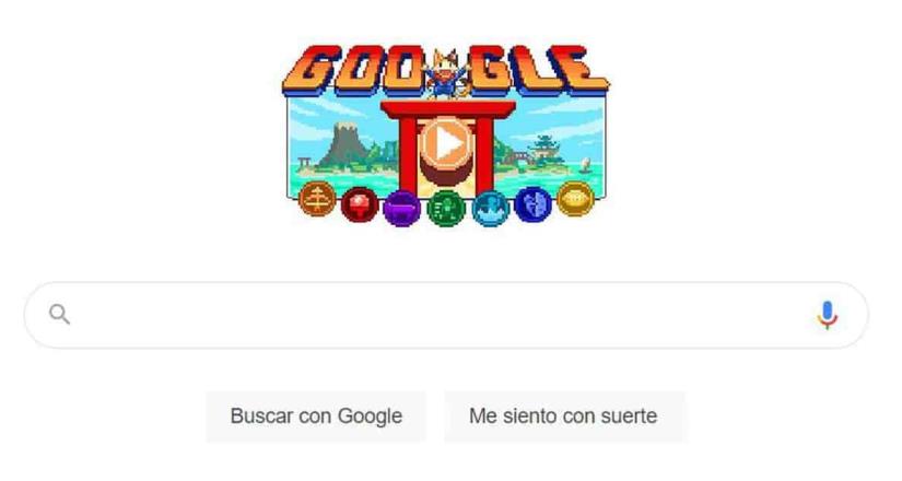 Doodle de Google, un videojuego para homenajear a los Juegos Olímpicos de Tokio 2020