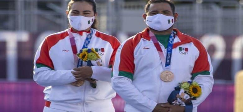 Tiro con Arco en mixtos da la primera medalla para México en Tokio
