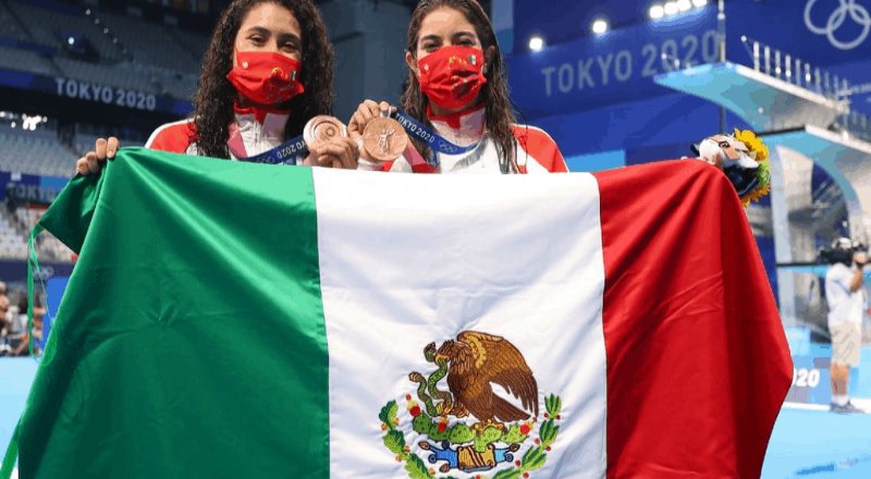 Bronce para México en clavados sincronizados femenil en plataforma