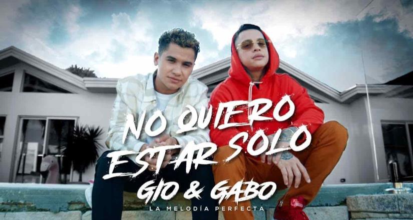 No quiero estar solo: La canción con la que Gio y Gabo evolucionan hacia el pop urbano