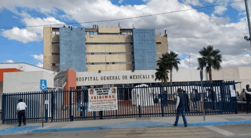 Se reportó contagios múltiples al interior del Hospital General de Mexicali