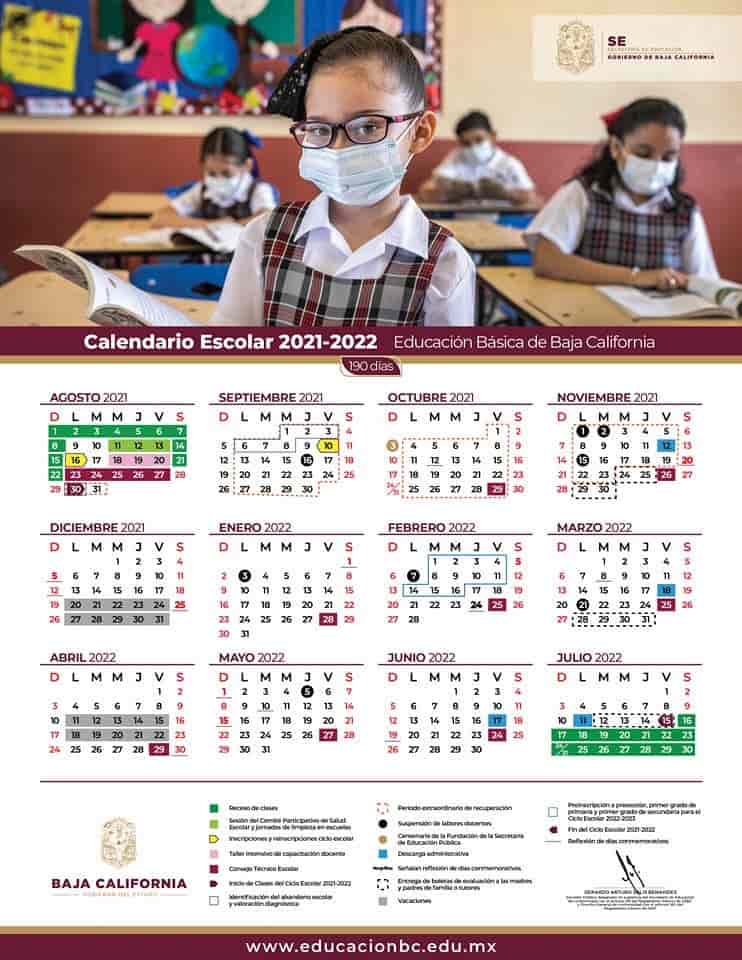 Tendrá Baja California calendario escolar de 190 días en educación básica