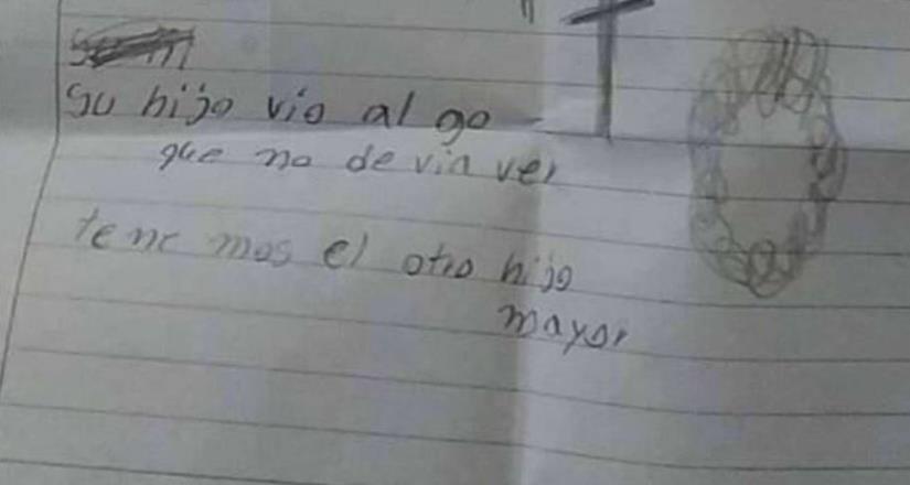 Madre encuentra a su hijo de 2 años muerto con una carta: “Lo siento, vio algo que no debía ver”