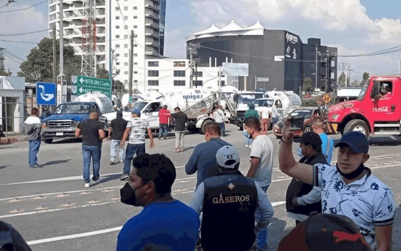 Gaseros de Edomex se suman a protestas por tope de precios fijado