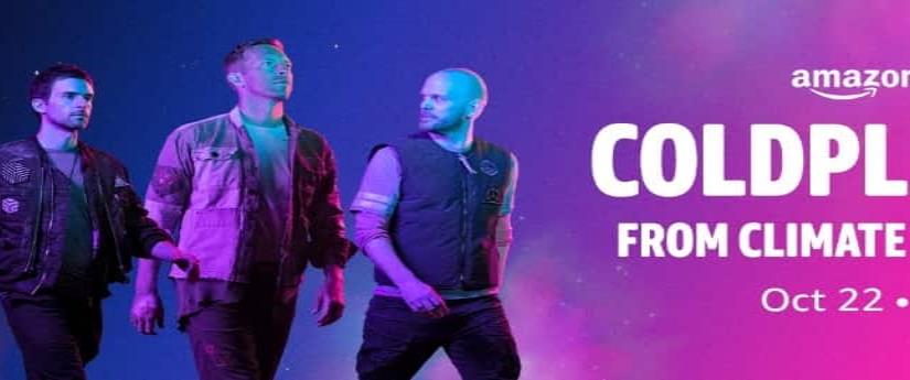 Amazon Music transmitirá en exclusiva concierto de Coldplay para celebrar el lanzamiento de su nuevo álbum, Music Of The Spheres.